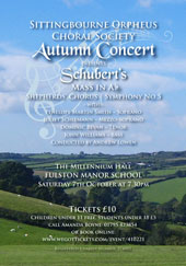SOCS Schubert Concert poster